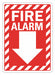 Fire Sign 10in x 7in Reflective Sheeting