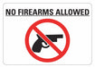 Security Sign 7x10in Reflective Sheeting