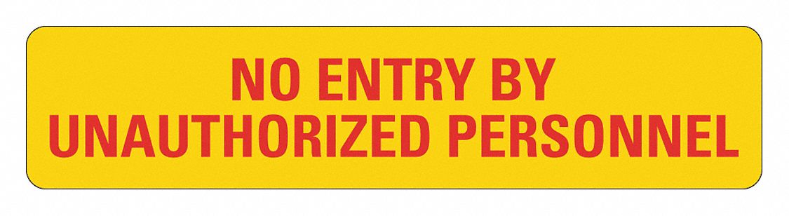 Entrance Sign 2inx9in Non-PVCPolymer PK5