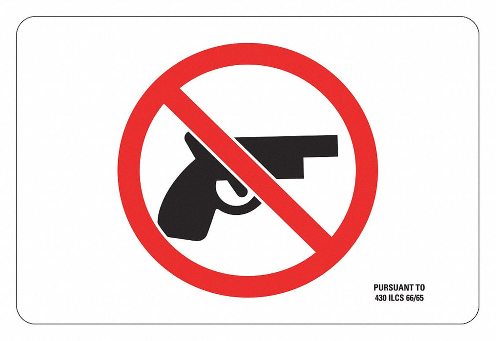 Security Sign 4x6in Rflctv Sheeting PK2
