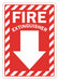 Fire Extinguisher Sign 14inx10in Plastic