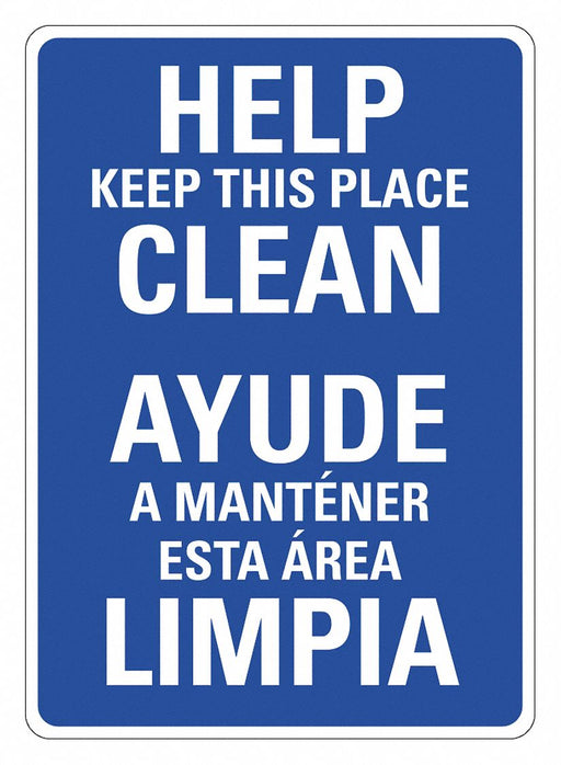 Office and Facility Sign 14x10in Plastic
