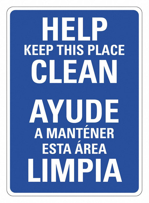 Office and Facility Sign 14x10in Plastic