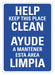 Office and Facility Sign 14x10in Plastic
