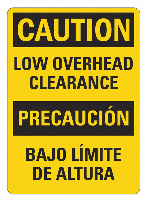 Facility Sign 14 inx10 in Plastic