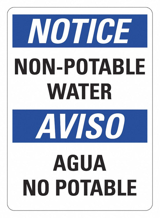 Office and Facility Sign 14x10in Plastic