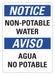 Office and Facility Sign 14x10in Plastic