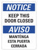 Office and Facility Sign 14x10in Plastic