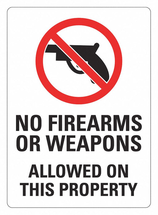 Security Sign 14x10in Rflctive Sheeting