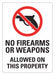 Security Sign 14x10in Rflctive Sheeting