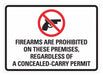 Weapons Label 5in x 7in Polyester PK2