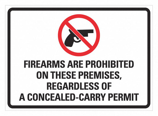 Weapons Label 5in x 7in Polyester PK2