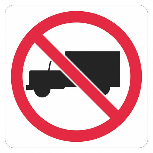 Traffic Sign 12 in x 12 in White