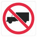Traffic Sign 12 in x 12 in White