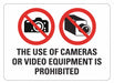 Rflctv Surveillance Sign 10x14in Alum