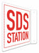 Alum Sds Information Sign 8x8in Alum
