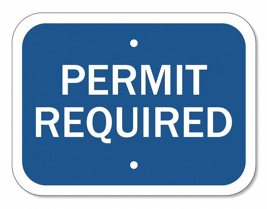 Handicapped Parking Sign 9 x 12 