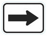 Traffic Sign 9 in x 12 in White