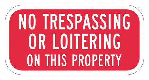 Office and Facility Sign 6 x 12 Alum