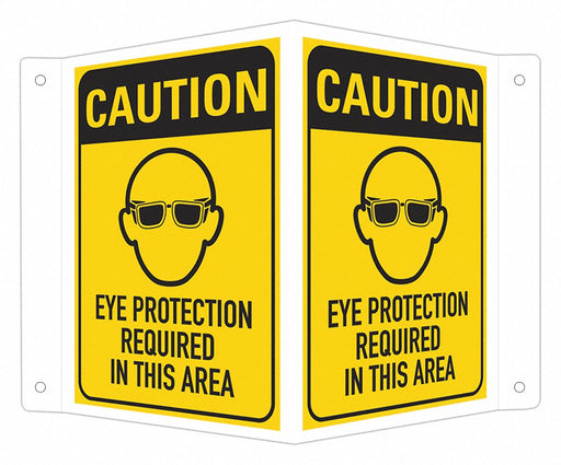 Personal Protection Sign 6 x4 Aluminum