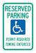 ADA Handicapped Parking Sign 18 x 12 