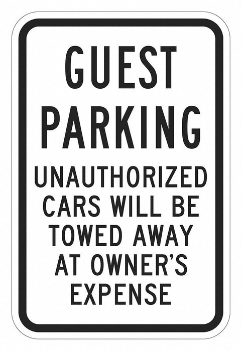 Guest Parking Sign 18 x 12 