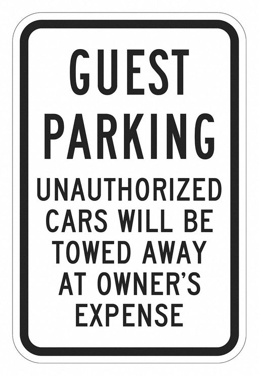 Guest Parking Sign 18 x 12 