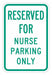 Doctor Parking Sign 18 x 12 