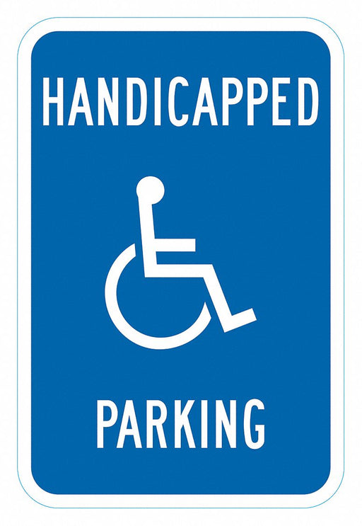 ADA Handicapped Parking Sign 18 x 12 