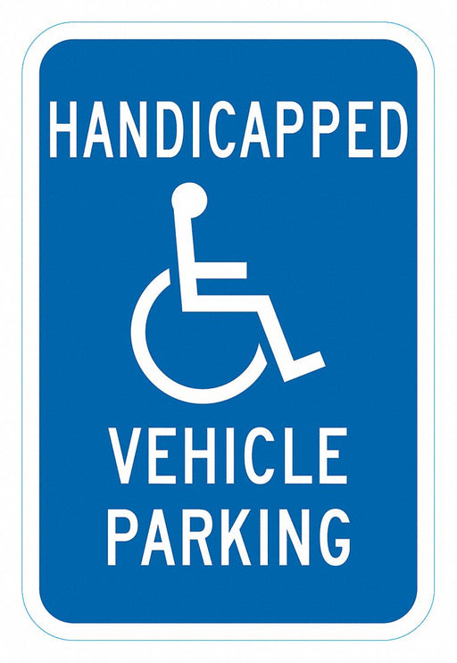 ADA Handicapped Parking Sign 18 x 12 