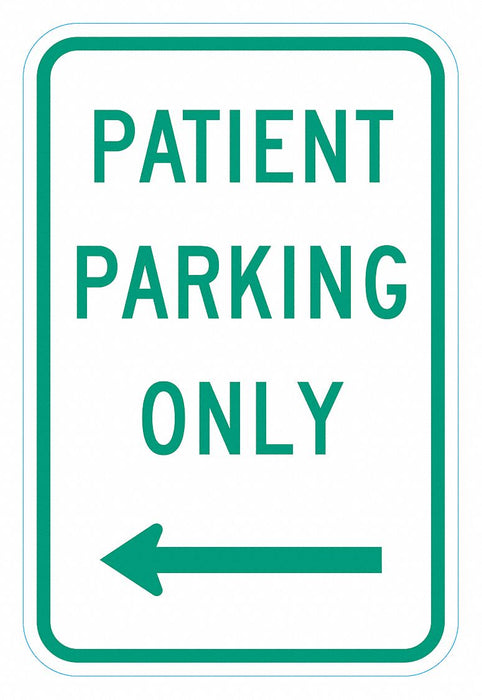 Patient Parking Sign 18 x 12 