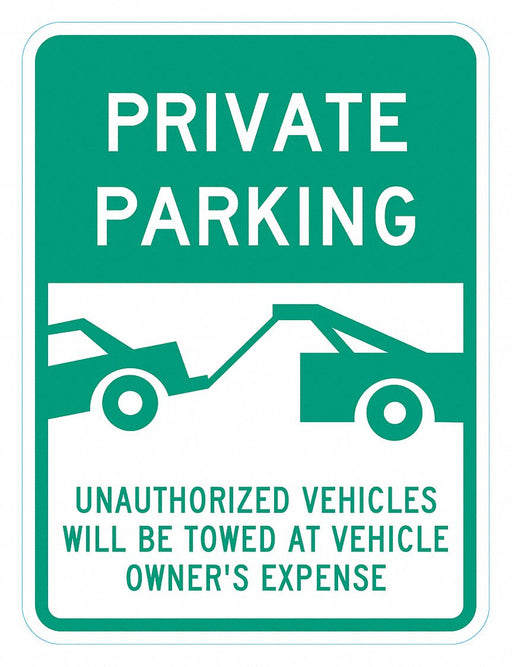 Private Parking Sign 24 x 18 