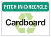 Eco Pitch In  Recycle Sign 10x14in PK5