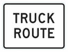 Traffic Sign 24 in x 18 in White