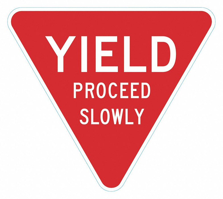 Pedestrian Bike Control TrfcSign 18x18in