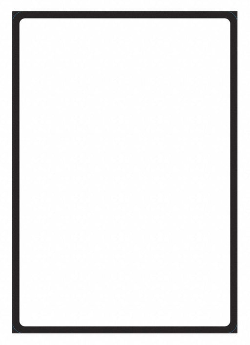 Plastic Blank Sign 10x7in Plastic PK10
