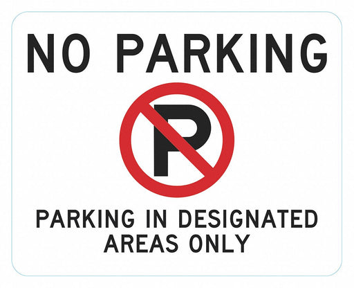 No Parking Sign 24 x 30 