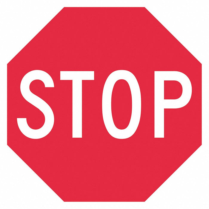 Traffic Sign 36 in x 36 in Red