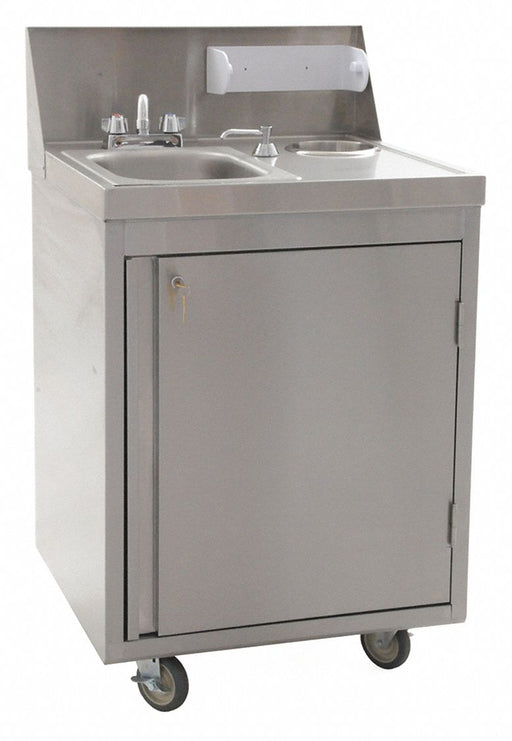 Portable Hand Sink Silver