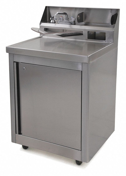 Portable Hand Sink Silver