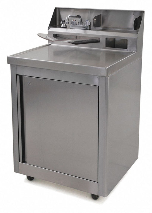 Portable Hand Sink Silver