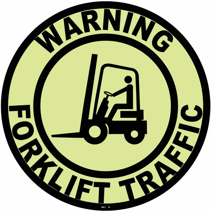 Anti-Slip Floor Sign 17 inx17 in Vinyl