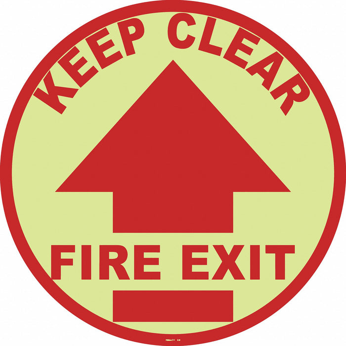 Anti-Slip Floor Sign 17 in x 17 in Vinyl