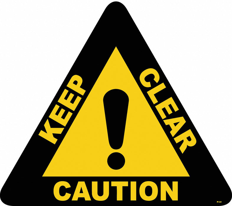 Anti-Slip Floor Sign 15 inx15 in Vinyl