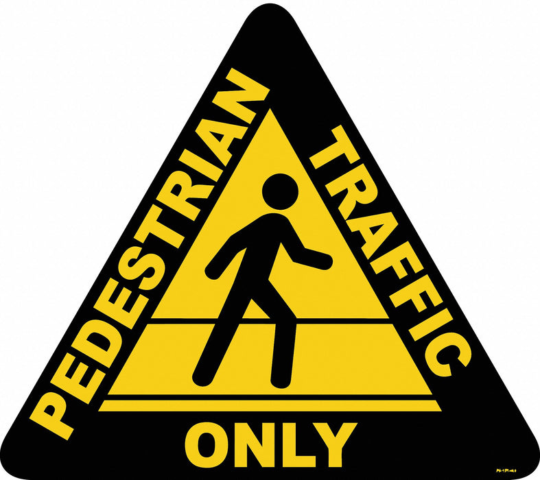 Anti-Slip Floor Sign 15 in x 15 in Vinyl