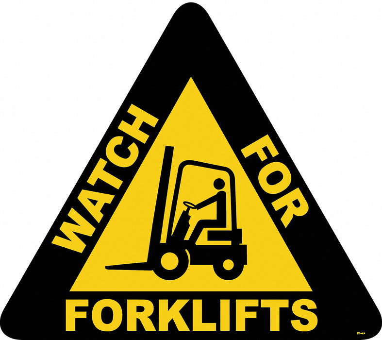 Anti-Slip Floor Sign 15 inx15 in Vinyl