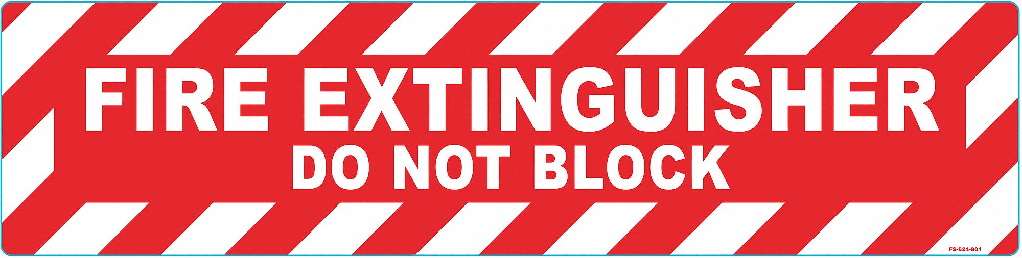 Anti-Slip Floor Sign 6 in x 24 in Vinyl