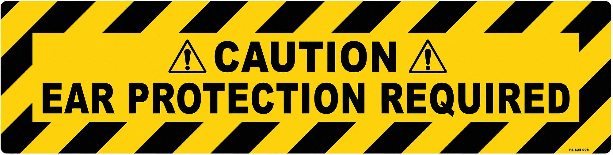 Anti-Slip Floor Sign 6 in x 24 in Vinyl