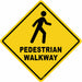 Anti-Slip Floor Sign 17 inx17 in Vinyl