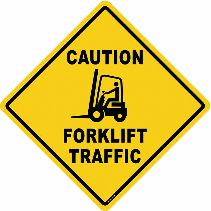 Anti-Slip Floor Sign 17 inx17 in Vinyl